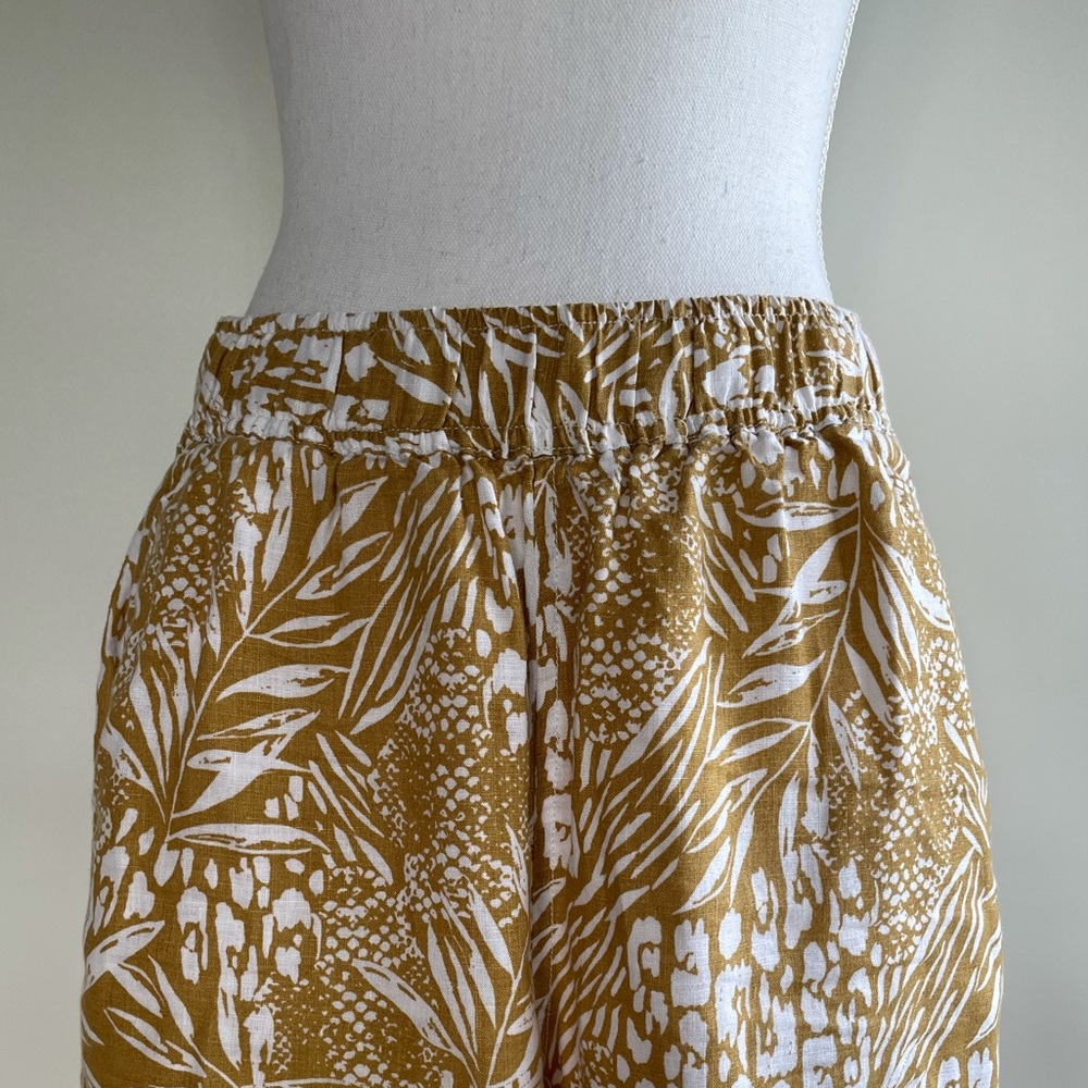 Christian Siriano Wide Leg Linen Pants - sz L - Picture 4 of 5